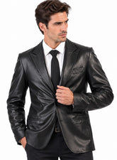 Men’s Genuine Leather Blazer MB 04