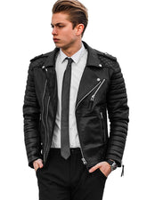 Men’s Genuine Leather Jacket MJ 01