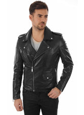 Men’s Genuine Leather Jacket MJ 10