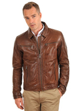 Men’s Genuine Leather Jacket MJ 15