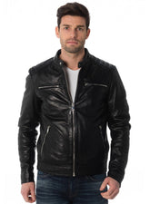 Men’s Genuine Leather Jacket MJ 18