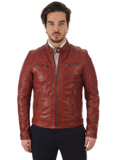 Men’s Genuine Leather Jacket MJ 23
