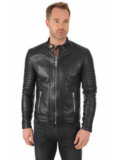 Men’s Genuine Leather Jacket MJ 38