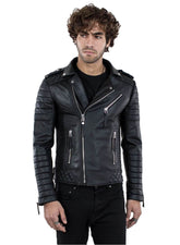 Men’s Genuine Leather Jacket MJ 41