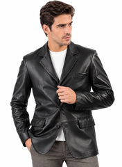 Men’s Genuine Leather Blazer MB 03