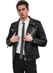 Men’s Genuine Leather Jacket MJ 01