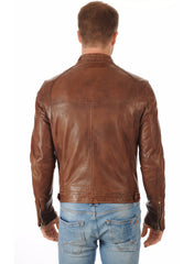 Men’s Genuine Leather Jacket MJ 02