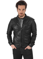 Men’s Genuine Leather Jacket MJ 03