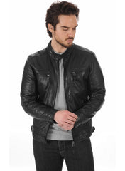Men’s Genuine Leather Jacket MJ 03