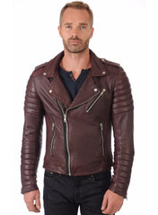 Men’s Genuine Leather Jacket MJ 04