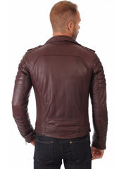 Men’s Genuine Leather Jacket MJ 04