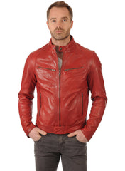 Men’s Genuine Leather Jacket MJ 06