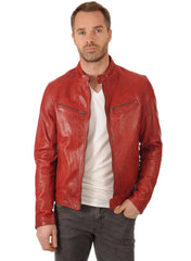 Men’s Genuine Leather Jacket MJ 06