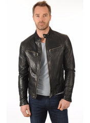 Men’s Genuine Leather Jacket MJ 07