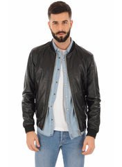 Men’s Genuine Leather Jacket MJ 09