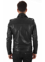 Men’s Genuine Leather Jacket MJ 10