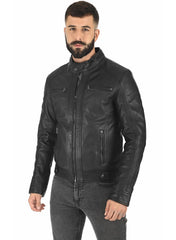 Men’s Genuine Leather Jacket MJ 11