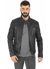 Men’s Genuine Leather Jacket MJ 11