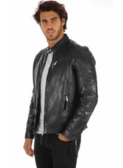 Men’s Genuine Leather Jacket MJ 13