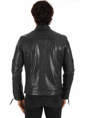 Men’s Genuine Leather Jacket MJ 13