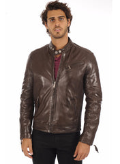 Men’s Genuine Leather Jacket MJ 14