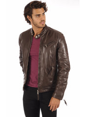Men’s Genuine Leather Jacket MJ 14