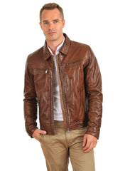 Men’s Genuine Leather Jacket MJ 15