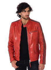 Men’s Genuine Leather Jacket MJ 17
