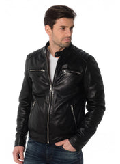 Men’s Genuine Leather Jacket MJ 18
