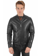 Men’s Genuine Leather Jacket MJ 19