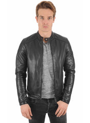 Men’s Genuine Leather Jacket MJ 19