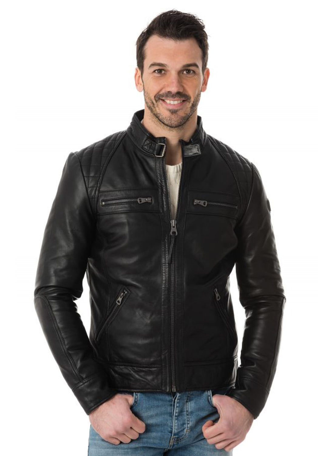 Men’s Genuine Leather Jacket MJ 20