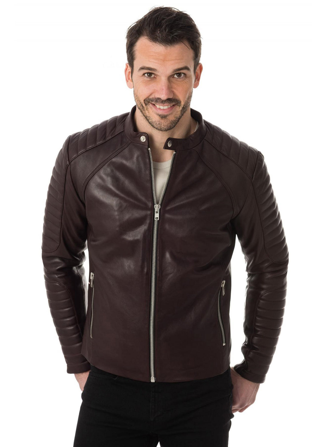 Men’s Genuine Leather Jacket MJ 21