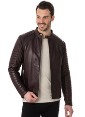 Men’s Genuine Leather Jacket MJ 21