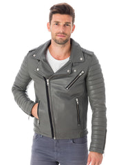 Men’s Genuine Leather Jacket MJ 22