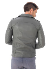 Men’s Genuine Leather Jacket MJ 22