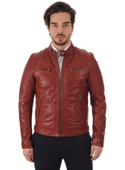 Men’s Genuine Leather Jacket MJ 23