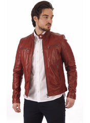 Men’s Genuine Leather Jacket MJ 23