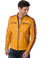 Men’s Genuine Leather Jacket MJ 25