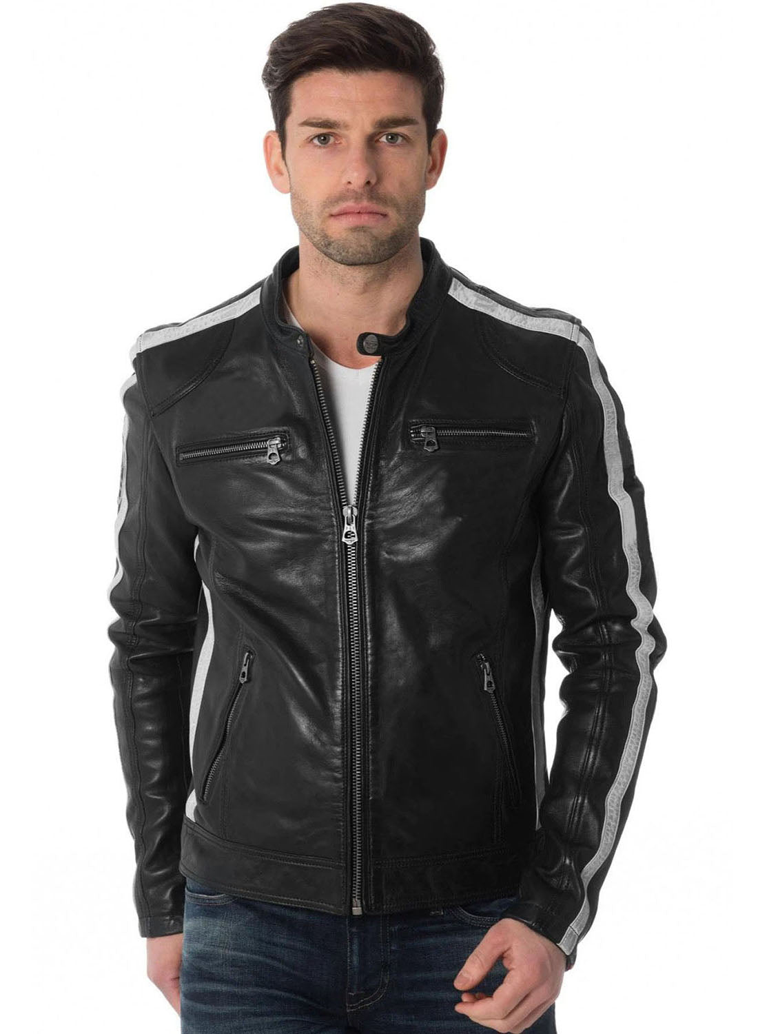 Men’s Genuine Leather Jacket MJ 26