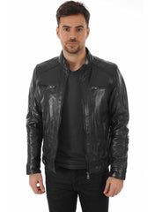 Men’s Genuine Leather Jacket MJ 27