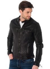 Men’s Genuine Leather Jacket MJ 33