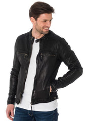 Men’s Genuine Leather Jacket MJ 33