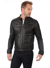 Men’s Genuine Leather Jacket MJ 34