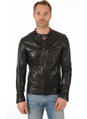 Men’s Genuine Leather Jacket MJ 36