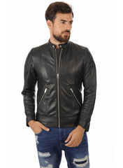 Men’s Genuine Leather Jacket MJ 37