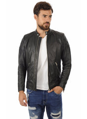 Men’s Genuine Leather Jacket MJ 37
