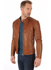 Men’s Genuine Leather Jacket MJ 40