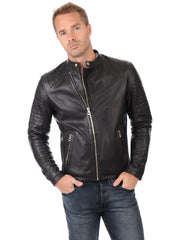 Men’s Genuine Leather Jacket MJ 42