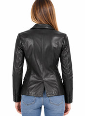 Women’s Genuine Leather Blazer WB 01